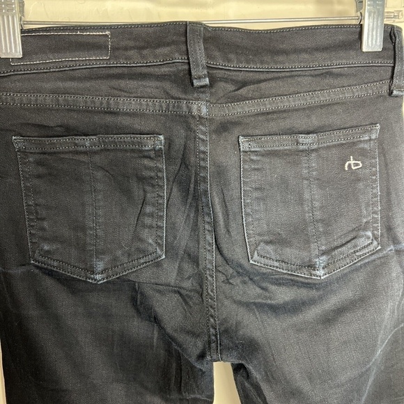 Rag Bone High-Rise Skinny Coal Jeans 25 - Picture 4 of 7